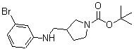 CAS#: 887590-72-9, 2-Methyl-2-propanyl 3-{[(3-bromophenyl)amino]methyl}-1-pyrrolidinecarboxylate