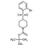 CAS 登录号：887591-20-0， 2-甲基-2-丙基4-[(2-溴苯基)磺酰基]-1-哌啶羧酸酯