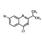 CAS#: 887592-14-5, 7-Bromo-4-chloro-2-isopropylquinazoline