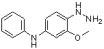 CAS 登录号：887593-81-9， 4-肼基-3-甲氧基-N-苯基苯胺