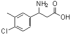 CAS#: 887594-50-5, 3-Amino-3-(4-chloro-3-methylphenyl)propanoic acid