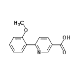 CAS 登录号：887976-03-6， 6-(2-甲氧基苯基)烟酸