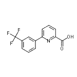 CAS#: 887982-06-1, 6-[3-(Trifluoromethyl)phenyl]-2-pyridinecarboxylic acid