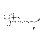 CAS#: 88828-33-5, [(2E,4E,6E)-6-(1,3,3-Trimethyl-1,3-dihydro-2H-indol-2-ylidene)-2,4-hexadien-1-ylidene]malononitrile