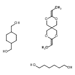 CAS#: 88849-65-4, 1,4-Cyclohexanedimethanol-3,9-Diethylidene-2,4,8,10-Tetraoxaspiro(5.5)Undecane-1,6-Hexanediol Polymer
