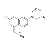 CAS 登录号：88861-43-2， (4Z)-4-(偶氮基亚甲基)-7-(二乙基氨基)-4H-苯并吡喃-2-醇