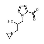 CAS#: 88876-88-4, 1-(1-Aziridinyl)-3-(2-nitro-1H-imidazol-1-yl)-2-propanol