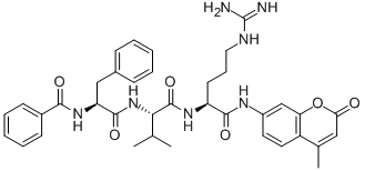 CAS 登录号：88899-22-3， 苯甲酰基-苯丙氨酰-缬氨酰-精氨酰-7-氨基-4-甲基香豆素