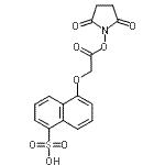 CAS#: 88924-72-5, 5-{2-[(2,5-Dioxo-1-pyrrolidinyl)oxy]-2-oxoethoxy}-1-naphthalenesulfonic acid