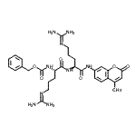 CAS 登录号：88937-61-5， N<sup>2</sup>-[(苄氧基)羰基]-N<sup>5</sup>-(二氨基亚甲基)-L-鸟氨酰-N<sup>5</sup>-(二氨基亚甲基)-N-(4-甲基-2-氧代-2H-苯并吡喃-7-基)-L-鸟氨酰胺