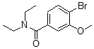 CAS 登录号：889676-36-2， 4-溴-N,N-二乙基-3-甲氧基-苯甲酰胺