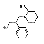 CAS 登录号：889942-46-5， 3-(2-甲基-1-哌啶基)-2-苯基-1-丙醇
