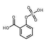 CAS#: 89-45-2, 2-(Sulfooxy)benzoic acid