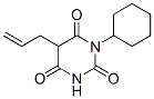 CAS 登录号：890-05-1， 1-环己基-5-(2-丙烯基)巴比妥酸