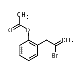 CAS#: 890097-74-2, 2-(2-Bromo-2-propen-1-yl)phenyl acetate