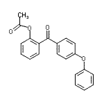 CAS#: 890098-30-3, 2-(4-Phenoxybenzoyl)phenyl acetate
