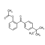 CAS#: 890098-40-5, 2-[4-(2-Methyl-2-propanyl)benzoyl]phenyl acetate
