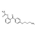 CAS#: 890098-56-3, 2-(4-Butoxybenzoyl)phenyl acetate