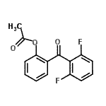 CAS 登录号：890098-70-1， 2-(2,6-二氟苯甲酰)苯基乙酸酯