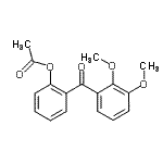 CAS 登录号：890098-88-1， 2-(2,3-二甲氧基苯甲酰基)苯基乙酸酯