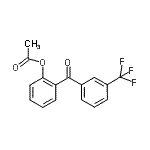 CAS 登录号：890098-95-0， 2-[3-(三氟甲基)苯甲酰基]苯基乙酸酯