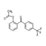 CAS 登录号：890098-97-2， 2-[4-(三氟甲基)苯甲酰基]苯基乙酸酯