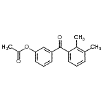 CAS#: 890099-05-5, 3-(2,3-Dimethylbenzoyl)phenyl acetate