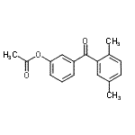 CAS#: 890099-11-3, 3-(2,5-Dimethylbenzoyl)phenyl acetate