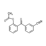 CAS#: 890099-31-7, 2-(3-Cyanobenzoyl)phenyl acetate