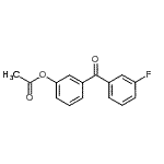 CAS#: 890099-47-5, 3-(3-Fluorobenzoyl)phenyl acetate