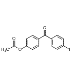 CAS#: 890099-52-2, 4-(4-Iodobenzoyl)phenyl acetate