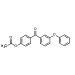 CAS#: 890099-58-8, 4-(3-Phenoxybenzoyl)phenyl acetate
