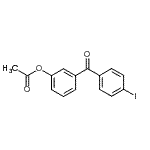 CAS#: 890099-67-9, 3-(4-Iodobenzoyl)phenyl acetate