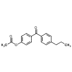 CAS#: 890099-72-6, 4-(4-Propylbenzoyl)phenyl acetate