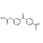CAS 登录号：890099-80-6， 3-(4-硝基苯甲酰)苯基乙酸酯