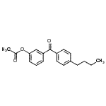 CAS#: 890099-92-0, 3-(4-Butylbenzoyl)phenyl acetate