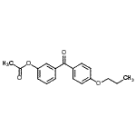 CAS#: 890100-02-4, 3-(4-Propoxybenzoyl)phenyl acetate