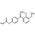 CAS 登录号：890100-17-1， 4-(2,3-二甲氧基苯甲酰基)苯基乙酸酯