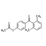 CAS 登录号：890100-33-1， 4-(2,6-二甲基苯甲酰)苯基乙酸酯