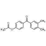 CAS#: 890100-35-3, 4-(3,4-Dimethylbenzoyl)phenyl acetate