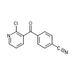 CAS#: 890100-45-5, 4-[(2-Chloro-3-pyridinyl)carbonyl]benzonitrile