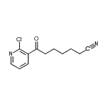 CAS#: 890100-80-8, 7-(2-Chloro-3-pyridinyl)-7-oxoheptanenitrile