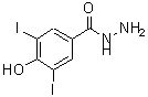 CAS 登录号：89011-17-6， 4-羟基-3,5-二碘苯甲酰肼