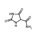 CAS#: 89033-45-4, 2,5-Dioxo-4-imidazolidinecarboxamide