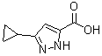 CAS 登录号：890591-72-7， 3-环丙基-1H-吡唑-5-羧酸