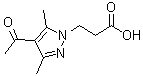 CAS#: 890596-67-5, 3-(4-Acetyl-3,5-dimethyl-1H-pyrazol-1-yl)propanoic acid
