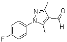 CAS 登录号：890626-54-7， 1-(4-氟苯基)-3,5-二甲基-1H-吡唑-4-甲醛