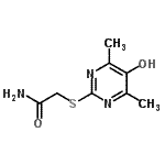 CAS#: 890641-01-7, 2-[(5-Hydroxy-4,6-dimethyl-2-pyrimidinyl)sulfanyl]acetamide