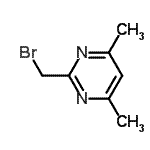 CAS 登录号：89200-85-1， 2-(溴甲基)-4,6-二甲基嘧啶