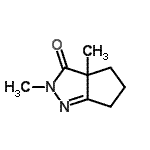 CAS#: 89209-31-4, 2,3a-Dimethyl-3a,4,5,6-tetrahydrocyclopenta[c]pyrazol-3(2H)-one